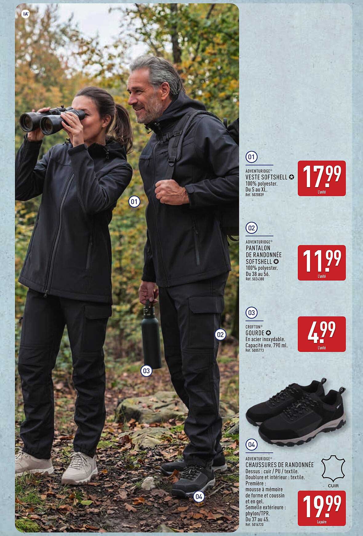 ADVENTURIDGE® VESTE SOFTSHELL