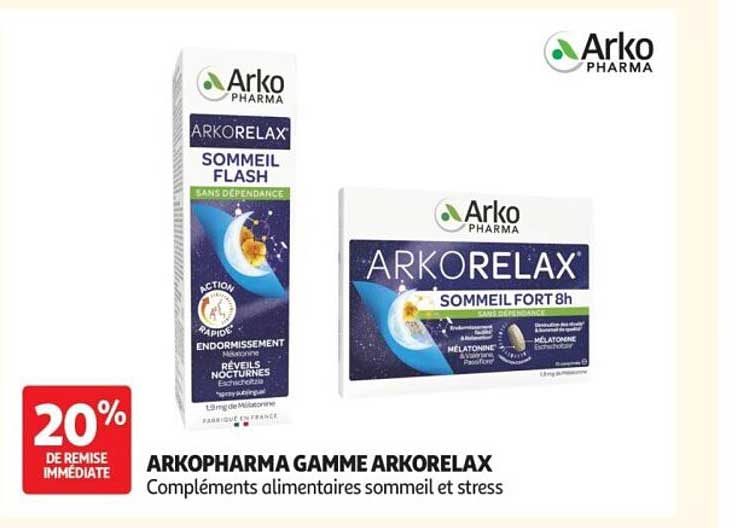 ARKOPHARMA GAMME ARKORELAX
