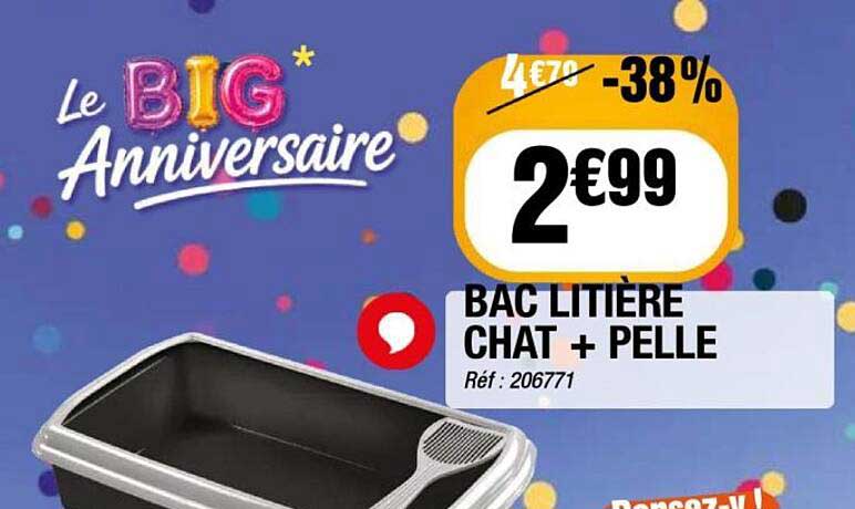 BAC LITIERE CHAT + PELLE