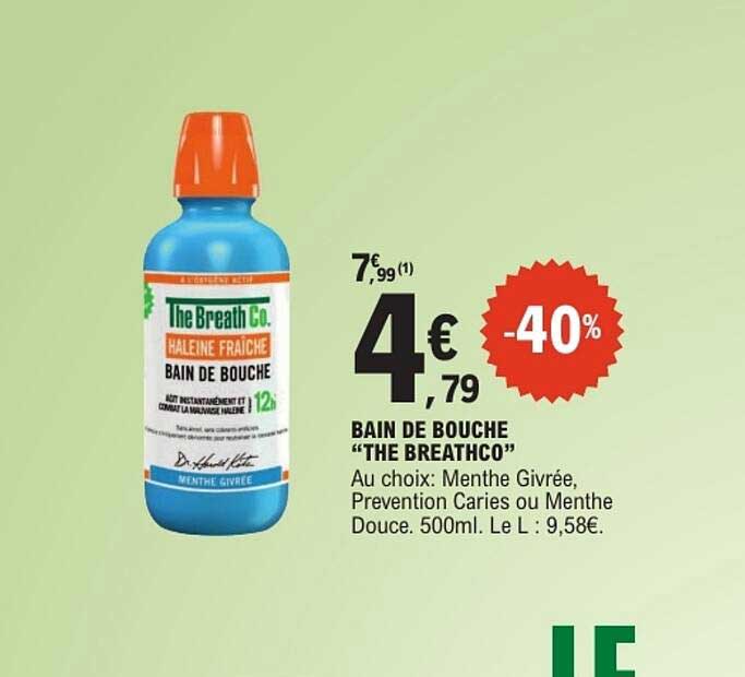 BAIN DE BOUCHE “THE BREATHCO”