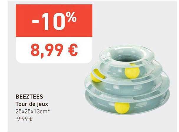 BEEZTEES Tour de jeux 25x25x13cm*