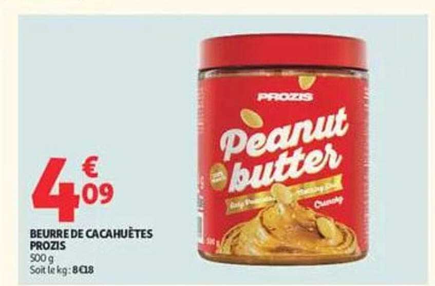 BEURRE DE CACAHUÈTES PROZIS