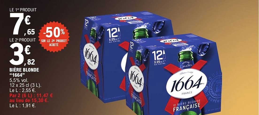 BIÈRE BLONDE “1664”
