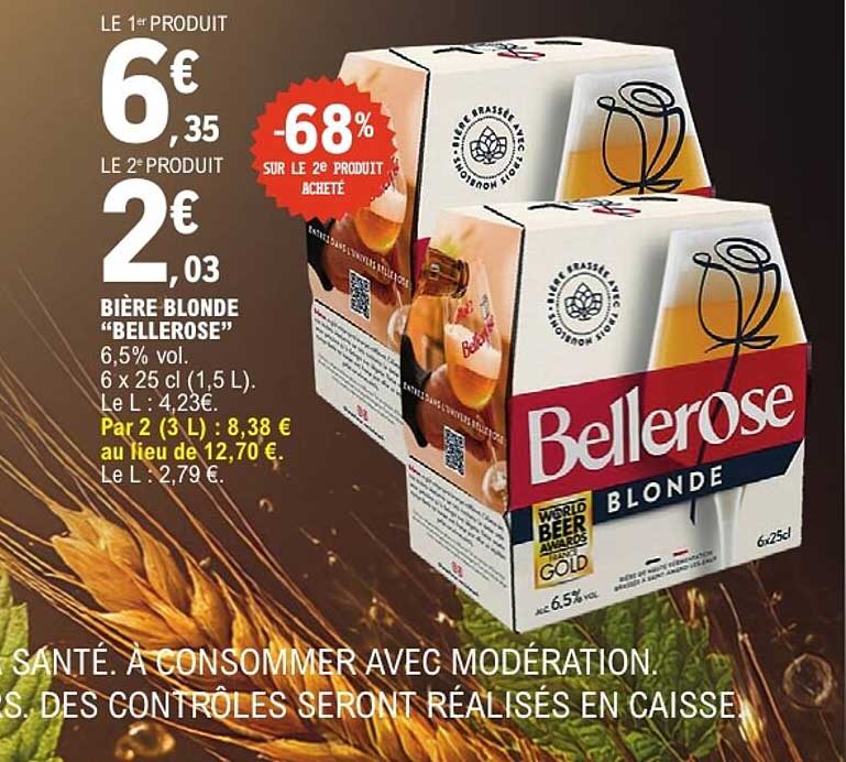 BIÈRE BLONDE “BELLEROSE”