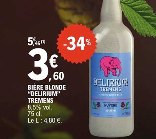 BIÈRE BLONDE “DELIRIUM TREMENS”