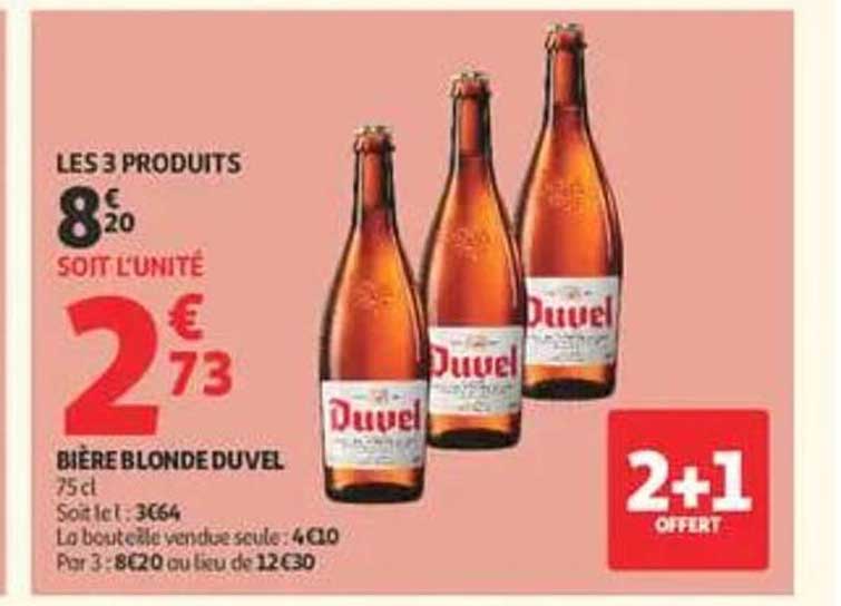 BIÈRE BLONDE DUVEL 75cl