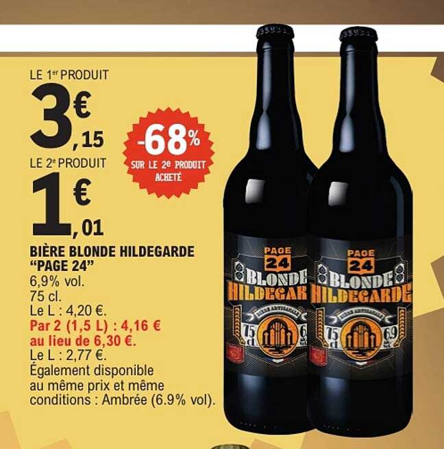 BIÈRE BLONDE HILDEGARDE “PAGE 24”