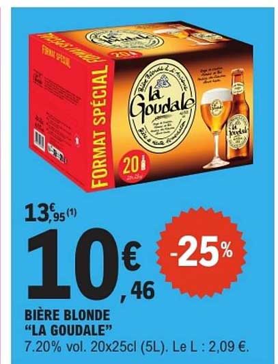 BIÈRE BLONDE “LA GOUDALE”