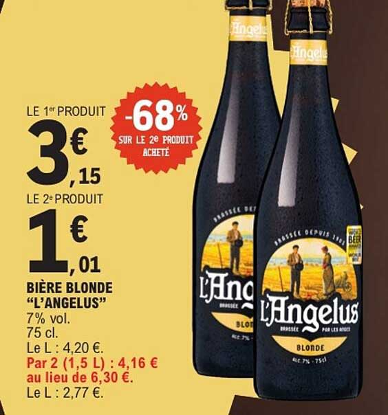 BIÈRE BLONDE “L’ANGELUS”