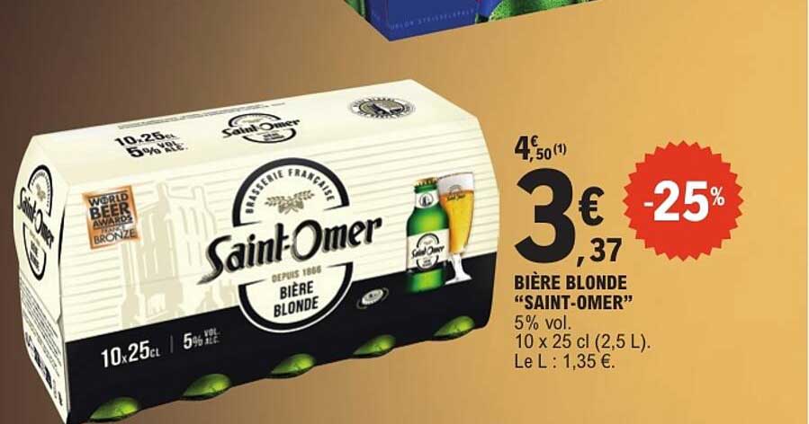 BIÈRE BLONDE “SAINT-OMER”