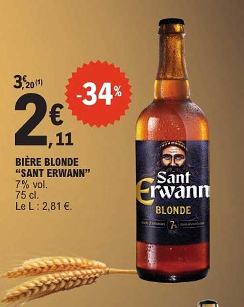 BIÈRE BLONDE “SANT ERWANN”