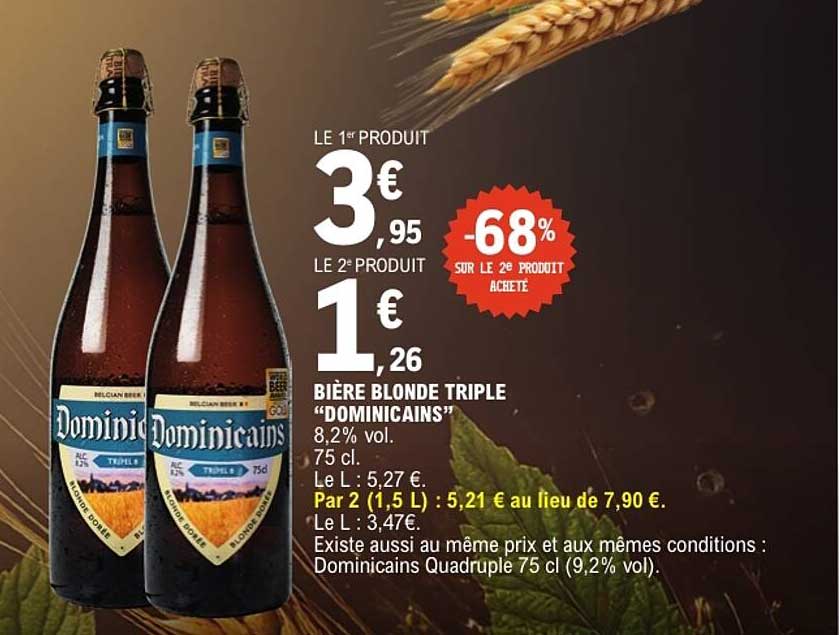 BIÈRE BLONDE TRIPLE “DOMINICIANS”