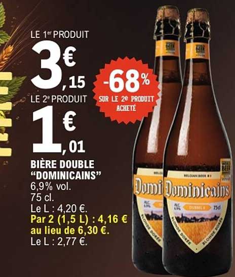 Bière double "Dominicains"