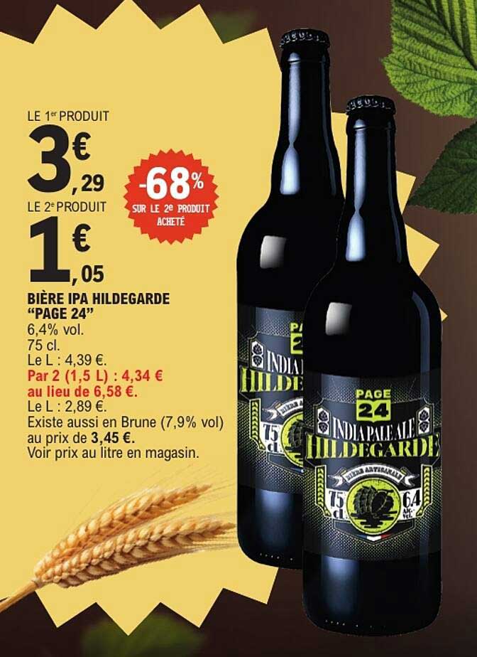 BIÈRE IPA HILDEGARDE "PAGE 24"