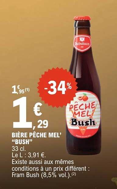 BIÈRE PÊCHE MEI’ “BUSH”