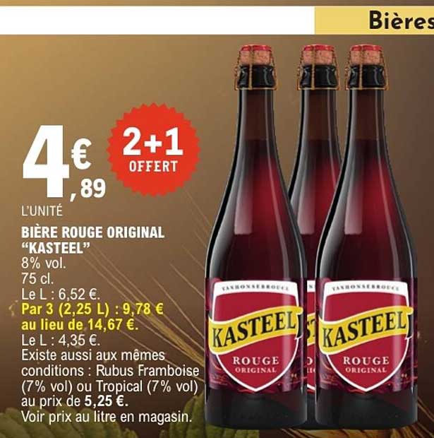 BIÈRE ROUGE ORIGINAL “KASTEEL”