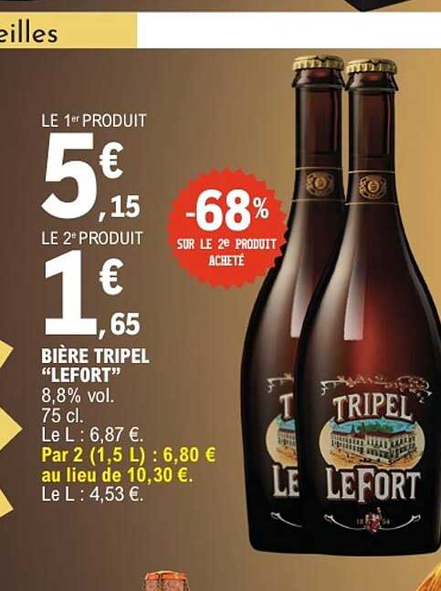BIÈRE TRIPEL “LEFORT”