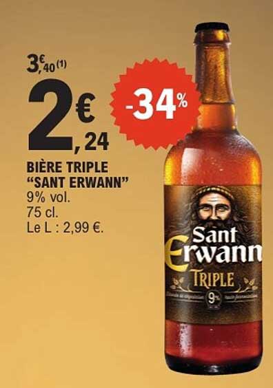 BIÈRE TRIPLE “SANT ERWANN”