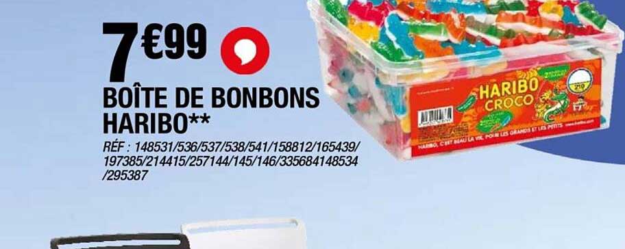 BOÎTE DE BONBONS HARIBO**