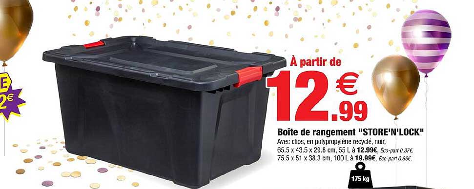 Boîte de rangement "STORE'N'LOCK"