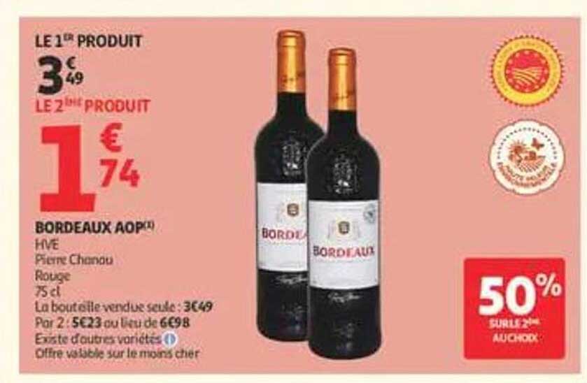 BORDEAUX AOP (1) HVE Pierre Chanau Rouge 75 cl