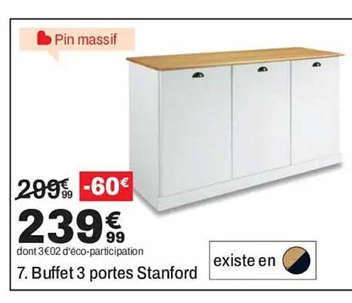 Buffet 3 portes Stanford