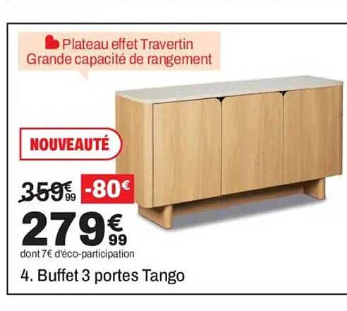 Buffet 3 portes Tango