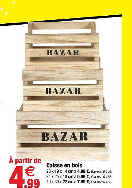 Caisse en bois