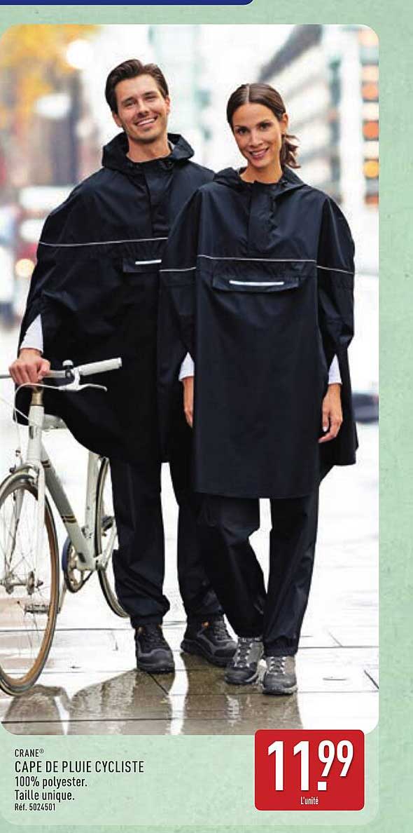 CAPE DE PLUIE CYCLISTE