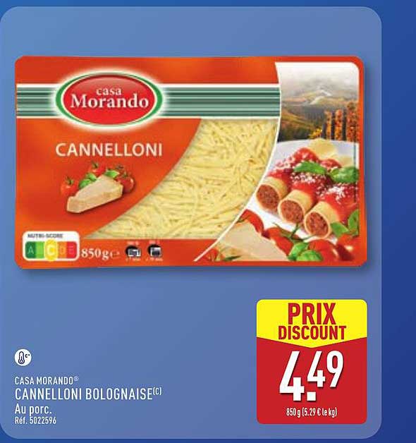 CASA MORANDO CANNELLONI BOLOGNAISE(C)