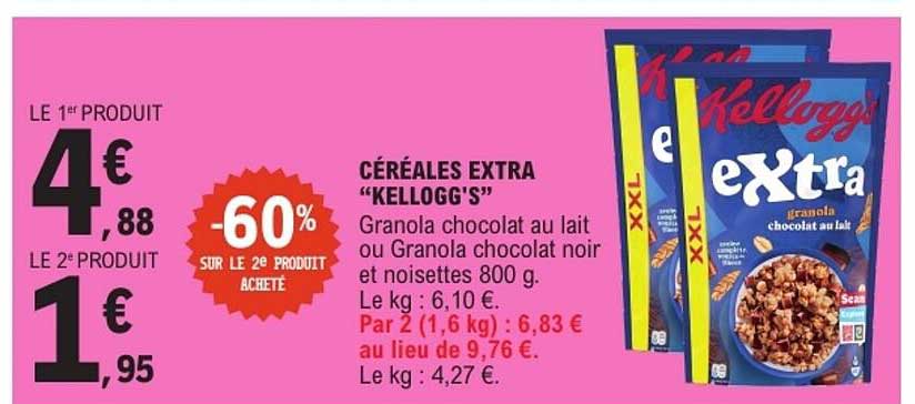 CÉRÉALES EXTRA “KELLOGG'S”