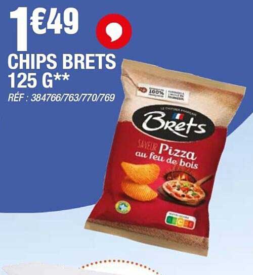 CHIPS BRETS 125 G**