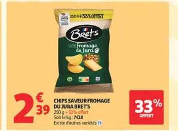 CHIPS SAVEUR FROMAGE DU JURA BRETS