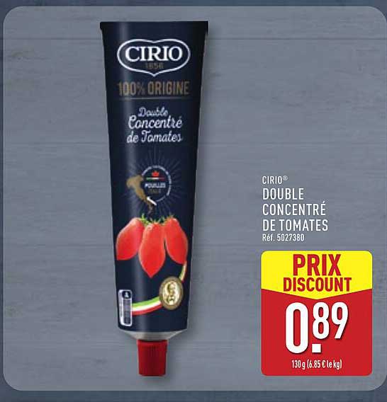 CIRIO® DOUBLE CONCENTRÉ DE TOMATES