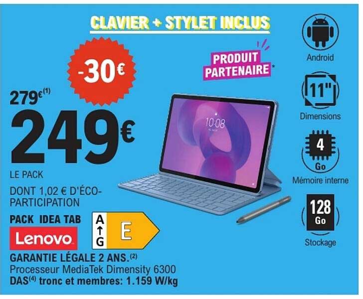 CLAVIER + STYLET INCLUS