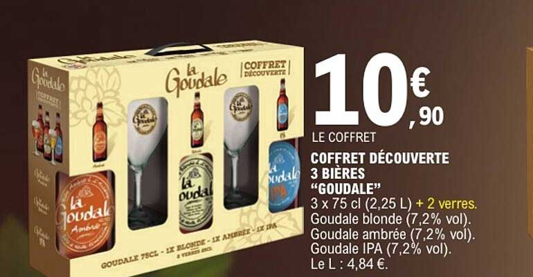 COFFRET DÉCOUVERTE 3 BIÈRES “GOUDALE”