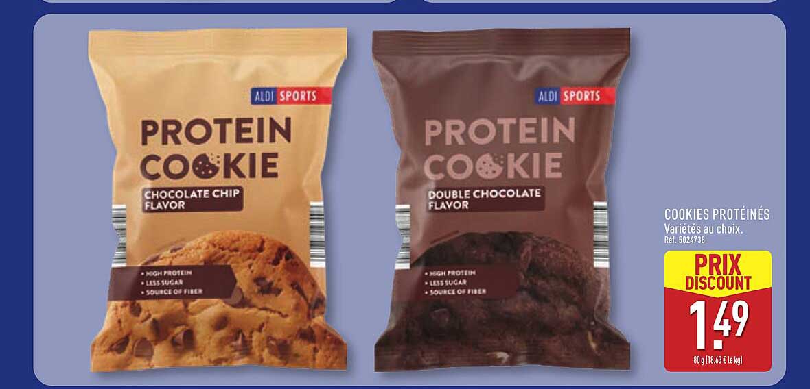 COOKIES PROTÉINÉS