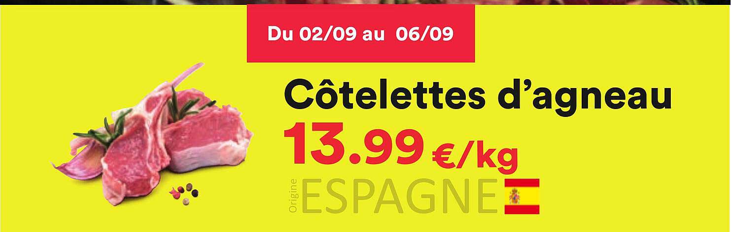 Côtelettes d’agneau