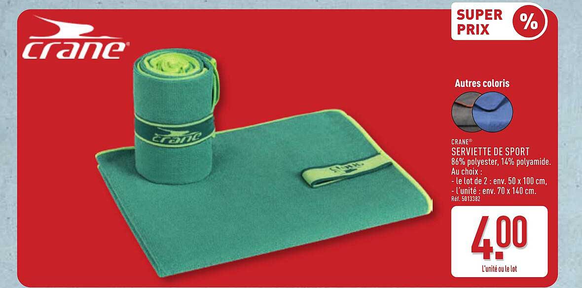 CRANE SERVIETTE DE SPORT