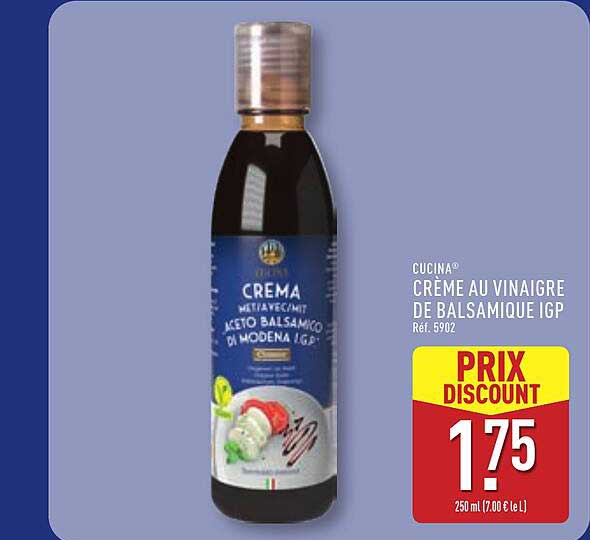 CUCINA® CRÈME AU VINAIGRE DE BALSAMIQUE IGP Réf. 5902