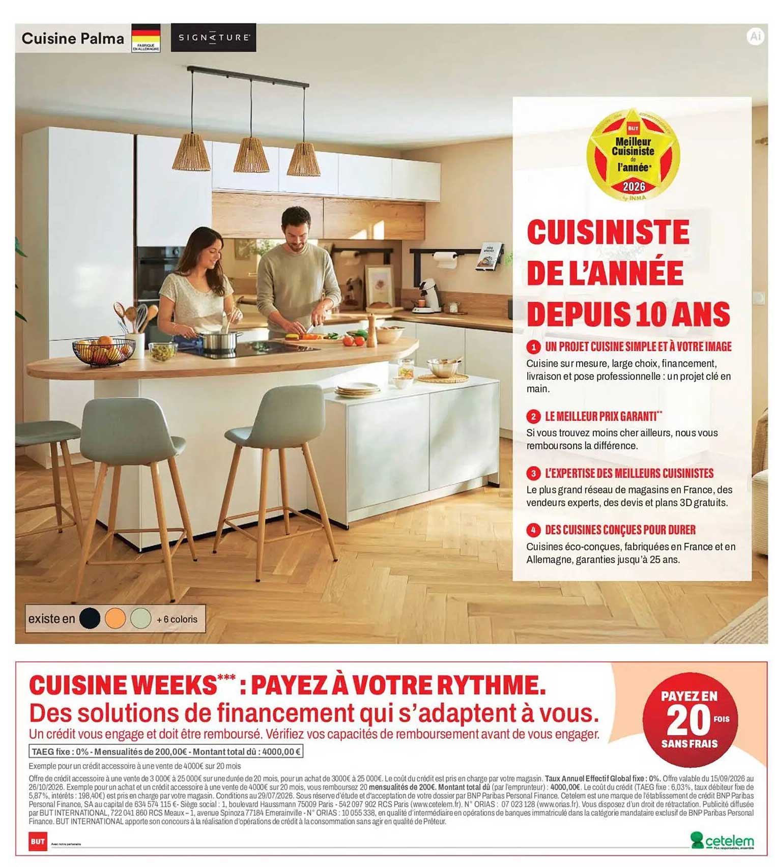 CUISINE WEEKS*** : PAYEZ À VOTRE RYTHME.