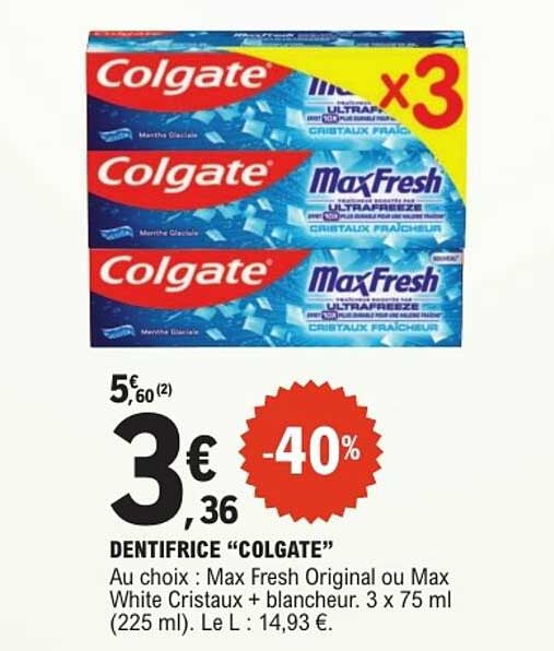 DENTIFRICE “COLGATE”