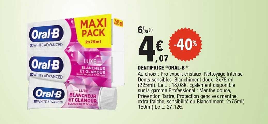 DENTIFRICE “ORAL-B ”