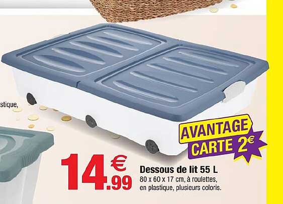 Dessous de lit 55 L