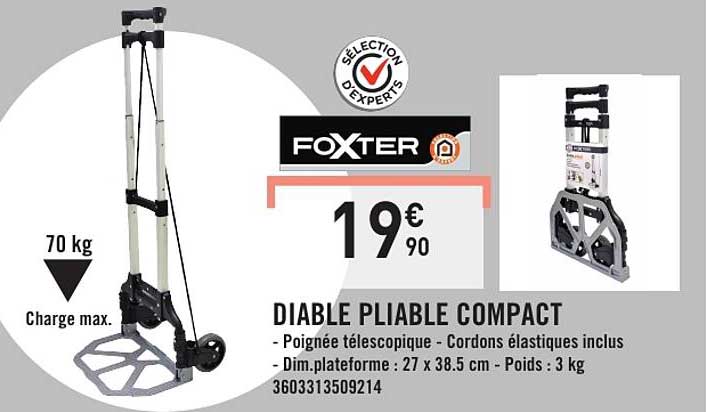 DIABLE PLIABLE COMPACT