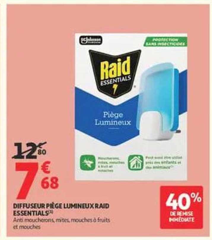 DIFFUSEUR PIÈGE LUMINEUX RAID ESSENTIALS