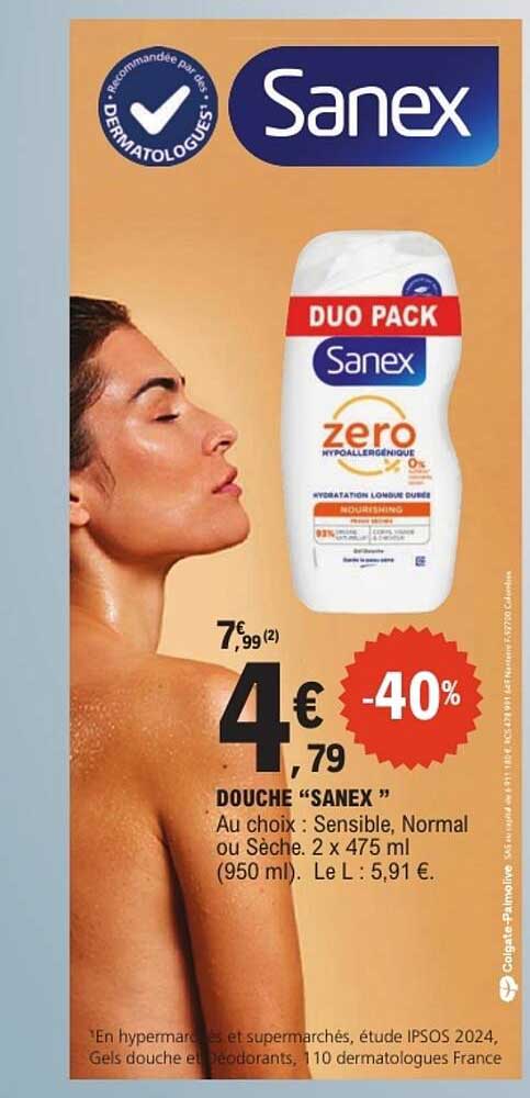 DOUCHE “SANEX”