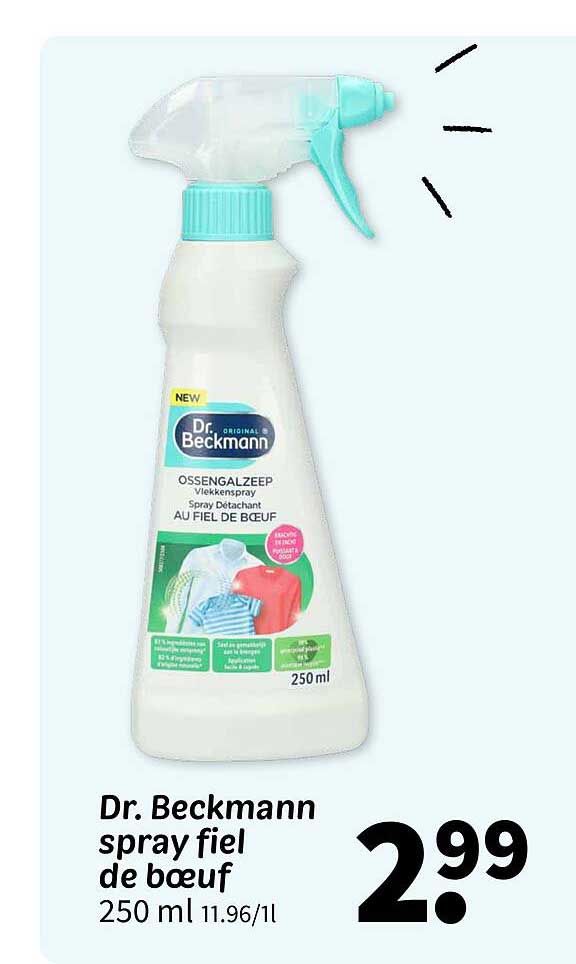 Dr. Beckmann spray fiel de bœuf