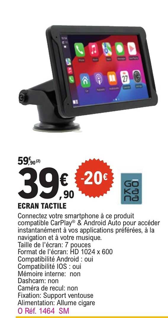 ECRAN TACTILE