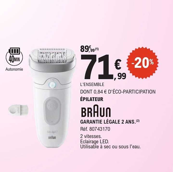ÉPILATEUR BRAUN